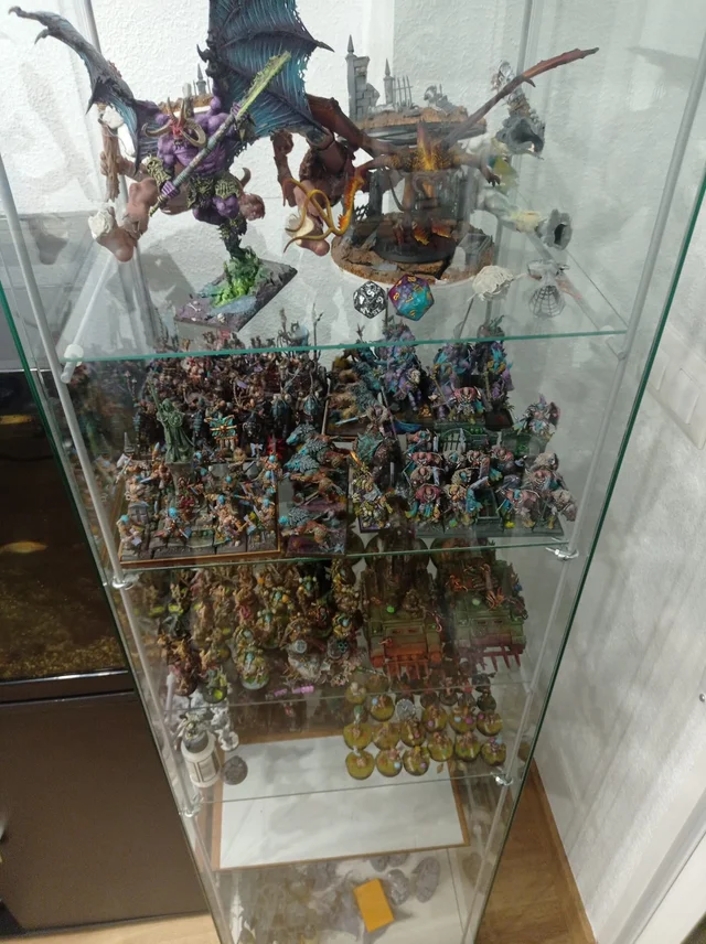 Vitrina cliente con colección